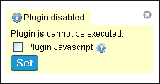 Plugin disabled