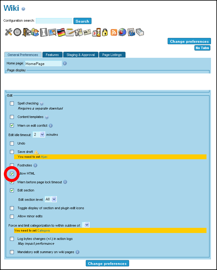 Admin: Wiki