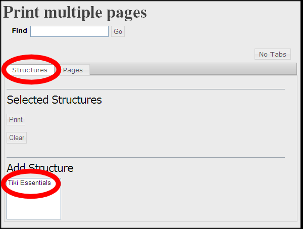 Print pages
