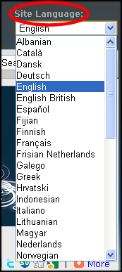 Site language