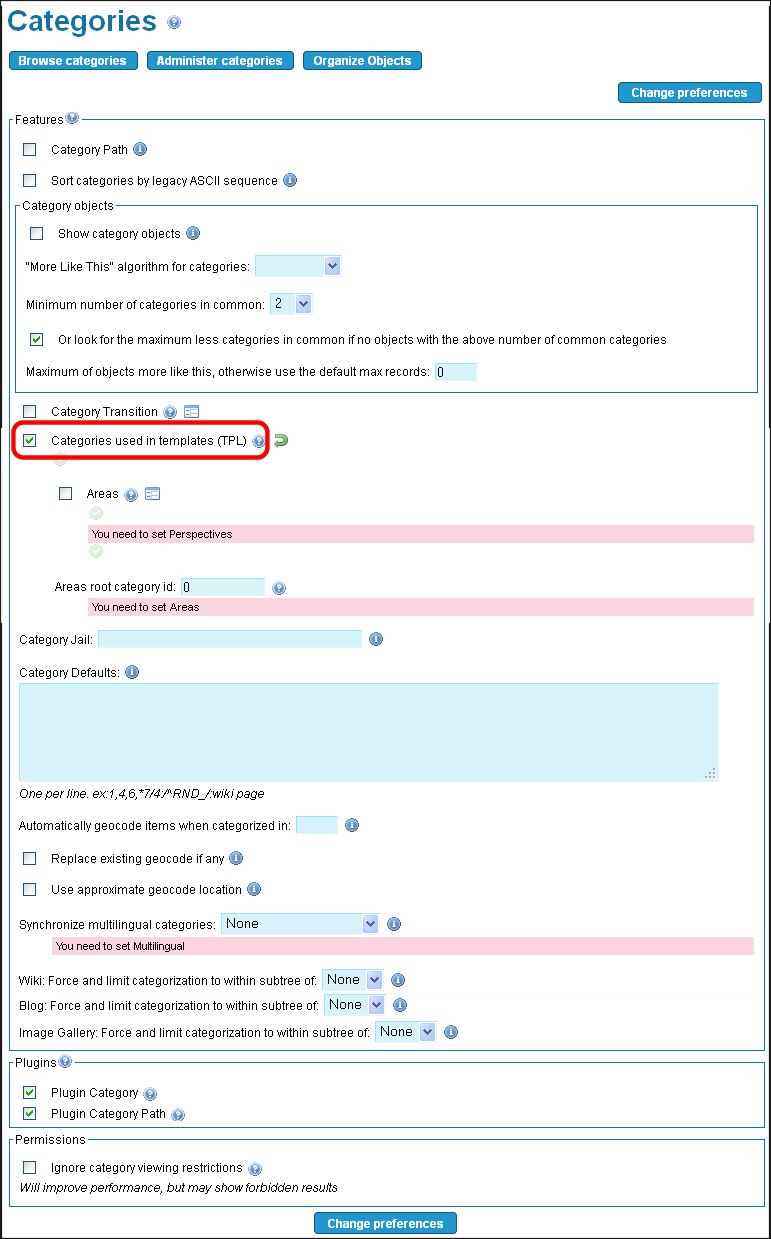 Admin: Category